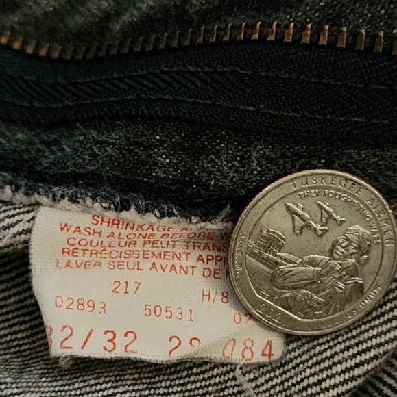 Vintage x 80s “made in Canada” 531 Levi High Waist Black Jean - Picture 10 of 10